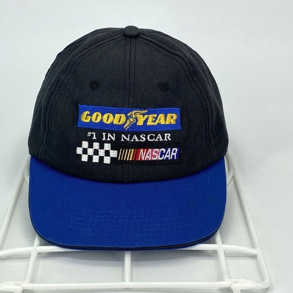 Vintage K-Products Goodyear #1 In‎ NASCAR Embroidered Snapback Hat